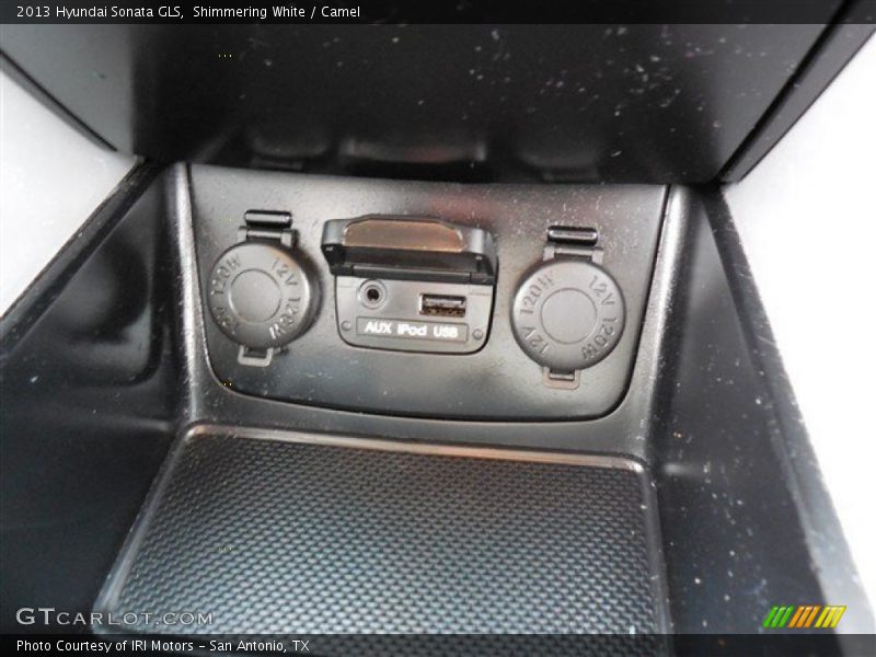 Shimmering White / Camel 2013 Hyundai Sonata GLS