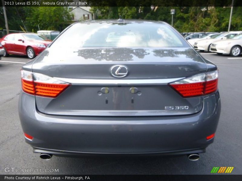 Nebula Gray Pearl / Black 2013 Lexus ES 350