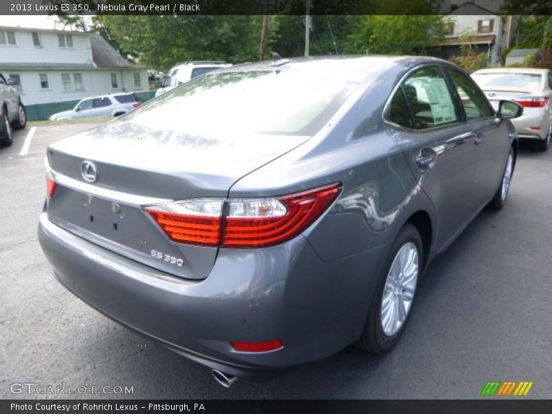 Nebula Gray Pearl / Black 2013 Lexus ES 350