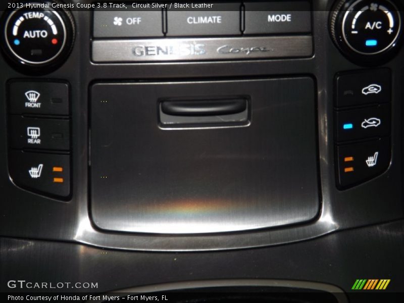 Circuit Silver / Black Leather 2013 Hyundai Genesis Coupe 3.8 Track
