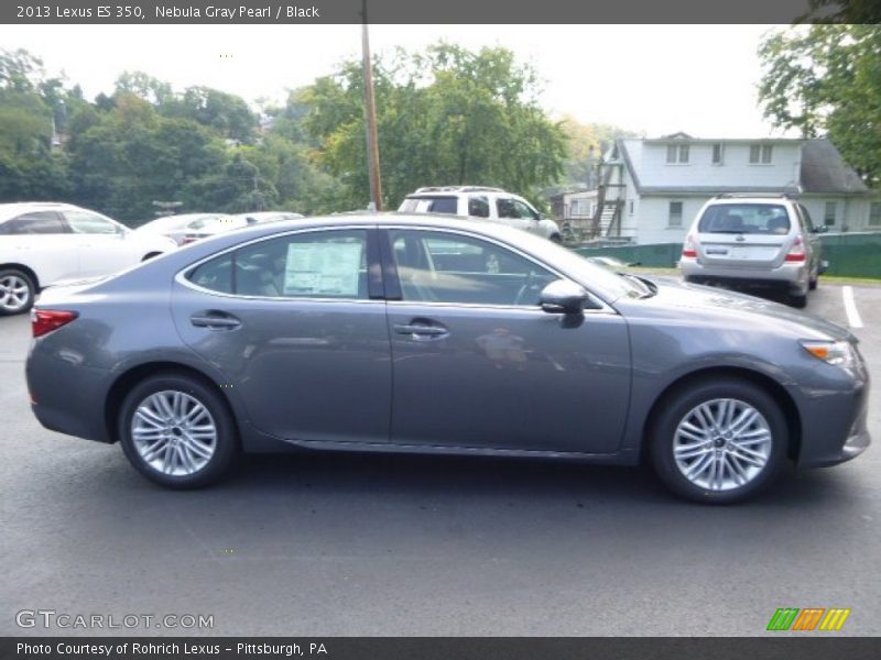 Nebula Gray Pearl / Black 2013 Lexus ES 350