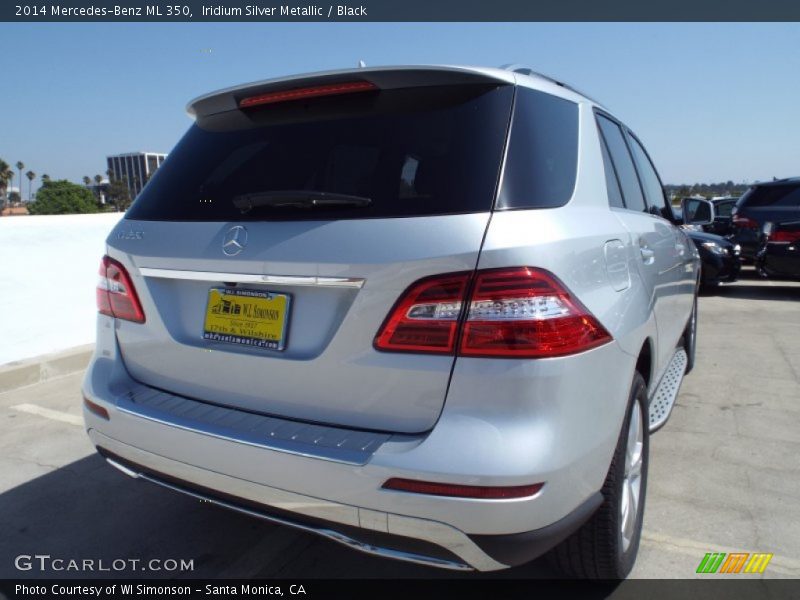 Iridium Silver Metallic / Black 2014 Mercedes-Benz ML 350