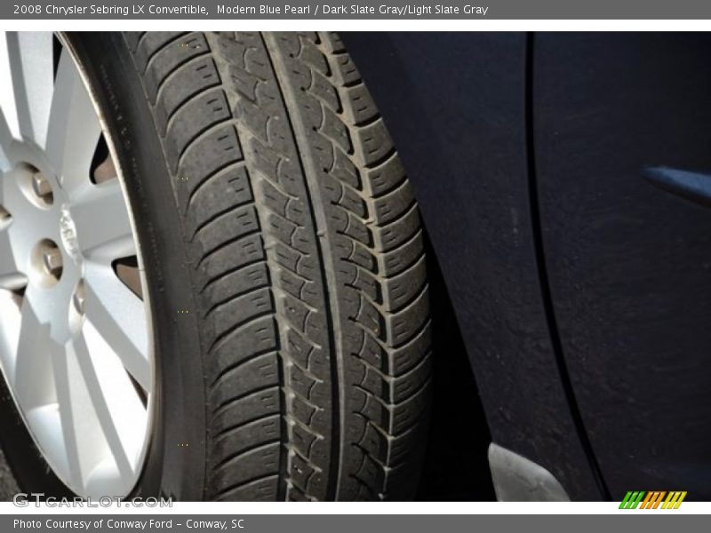 Modern Blue Pearl / Dark Slate Gray/Light Slate Gray 2008 Chrysler Sebring LX Convertible