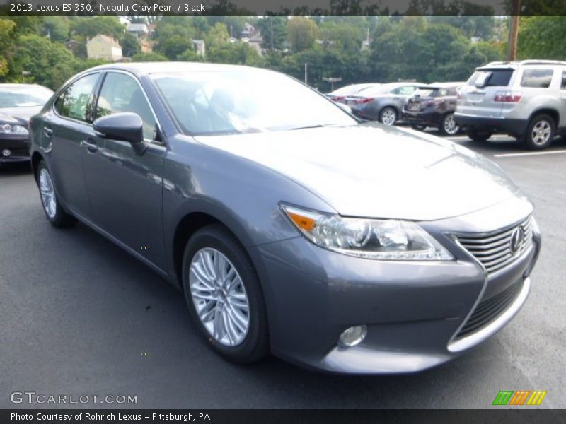 Nebula Gray Pearl / Black 2013 Lexus ES 350