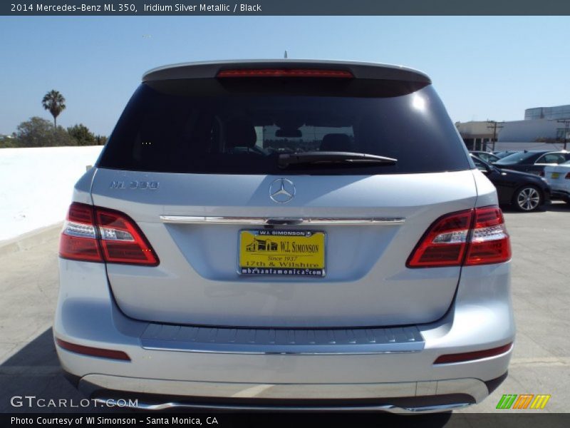 Iridium Silver Metallic / Black 2014 Mercedes-Benz ML 350