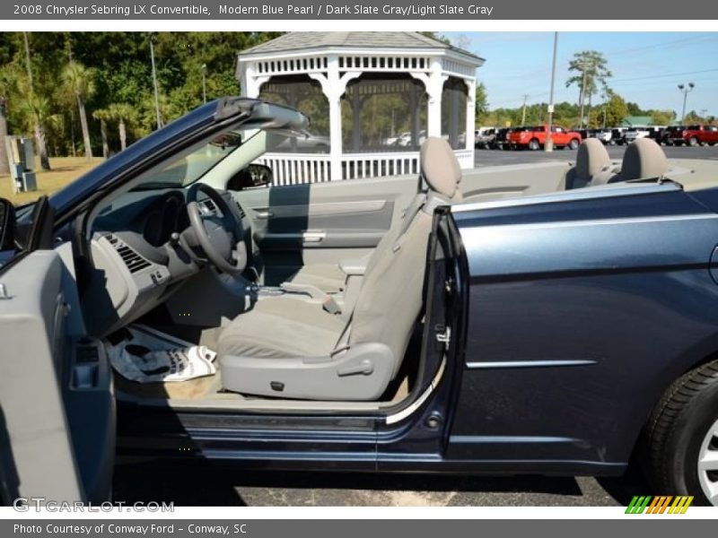 Modern Blue Pearl / Dark Slate Gray/Light Slate Gray 2008 Chrysler Sebring LX Convertible