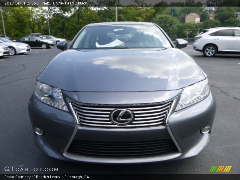 Nebula Gray Pearl / Black 2013 Lexus ES 350