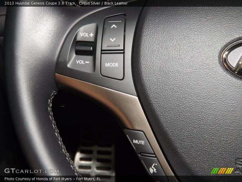 Circuit Silver / Black Leather 2013 Hyundai Genesis Coupe 3.8 Track