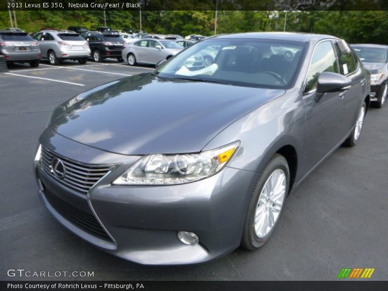 Nebula Gray Pearl / Black 2013 Lexus ES 350