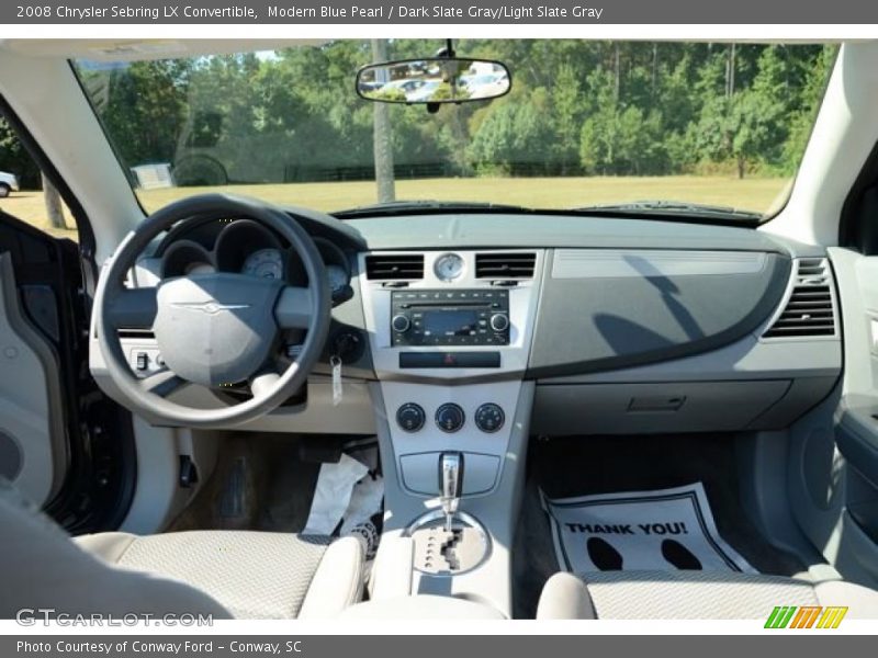 Modern Blue Pearl / Dark Slate Gray/Light Slate Gray 2008 Chrysler Sebring LX Convertible