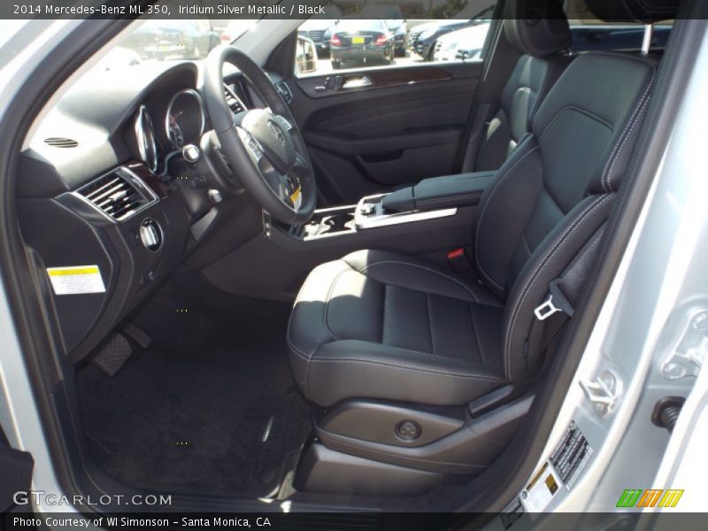Iridium Silver Metallic / Black 2014 Mercedes-Benz ML 350