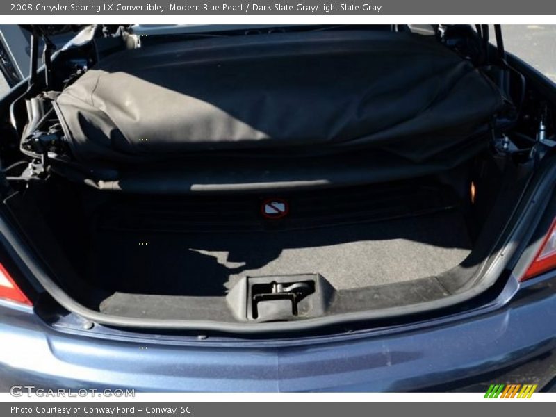 Modern Blue Pearl / Dark Slate Gray/Light Slate Gray 2008 Chrysler Sebring LX Convertible