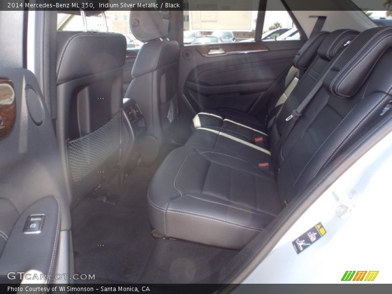 Iridium Silver Metallic / Black 2014 Mercedes-Benz ML 350
