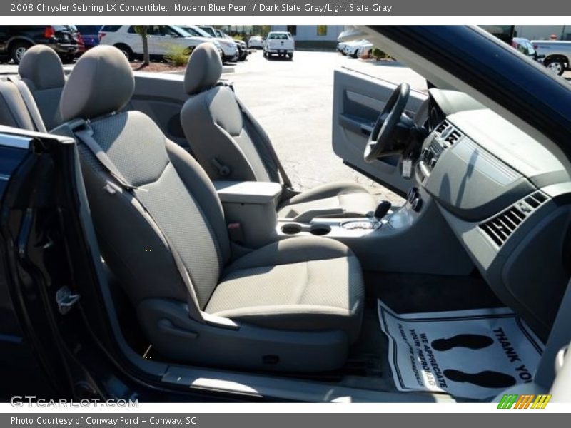 Modern Blue Pearl / Dark Slate Gray/Light Slate Gray 2008 Chrysler Sebring LX Convertible