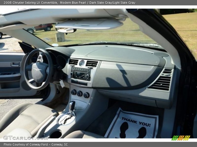 Modern Blue Pearl / Dark Slate Gray/Light Slate Gray 2008 Chrysler Sebring LX Convertible
