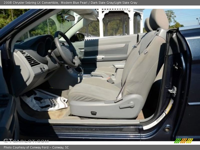 Modern Blue Pearl / Dark Slate Gray/Light Slate Gray 2008 Chrysler Sebring LX Convertible
