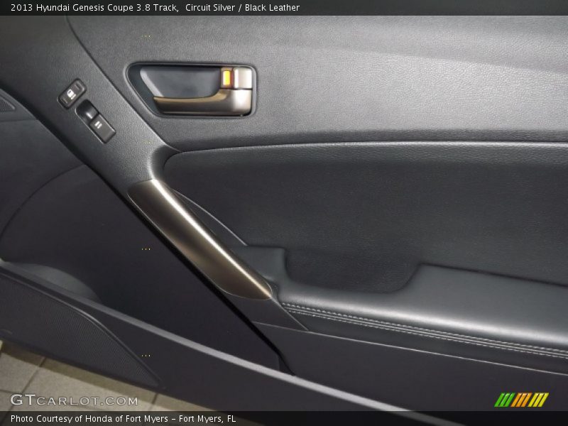 Circuit Silver / Black Leather 2013 Hyundai Genesis Coupe 3.8 Track