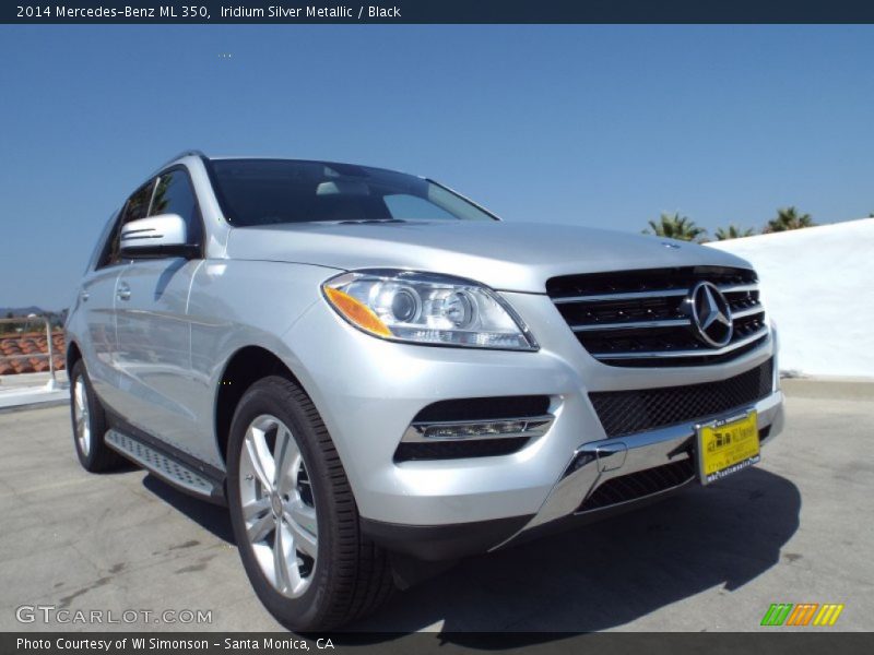 Iridium Silver Metallic / Black 2014 Mercedes-Benz ML 350