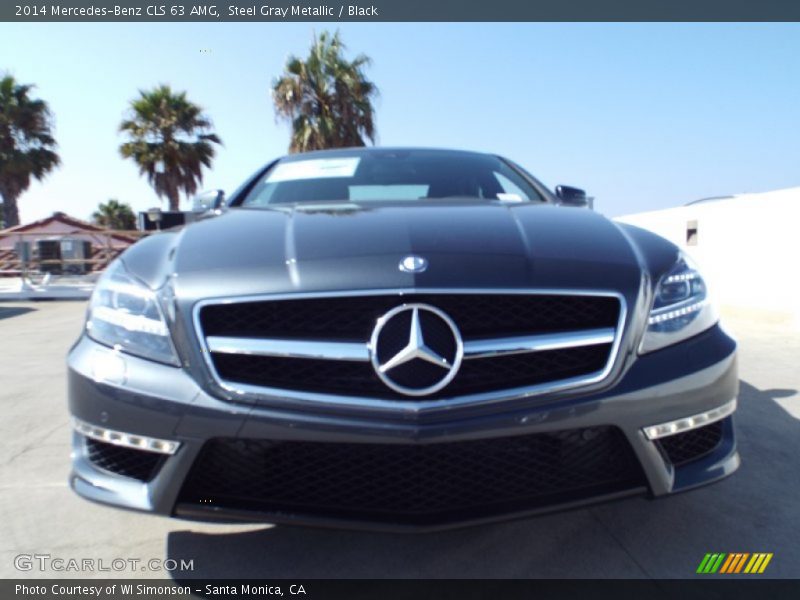Steel Gray Metallic / Black 2014 Mercedes-Benz CLS 63 AMG