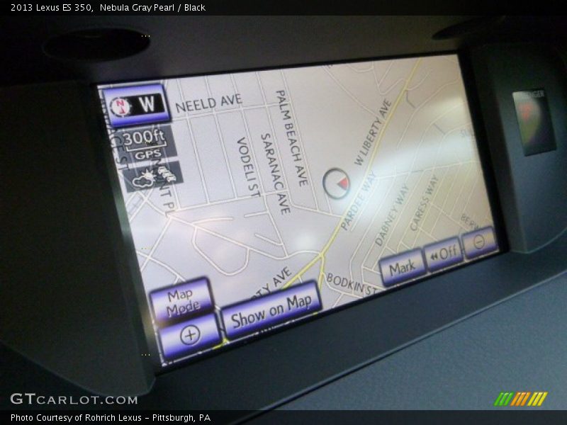 Nebula Gray Pearl / Black 2013 Lexus ES 350