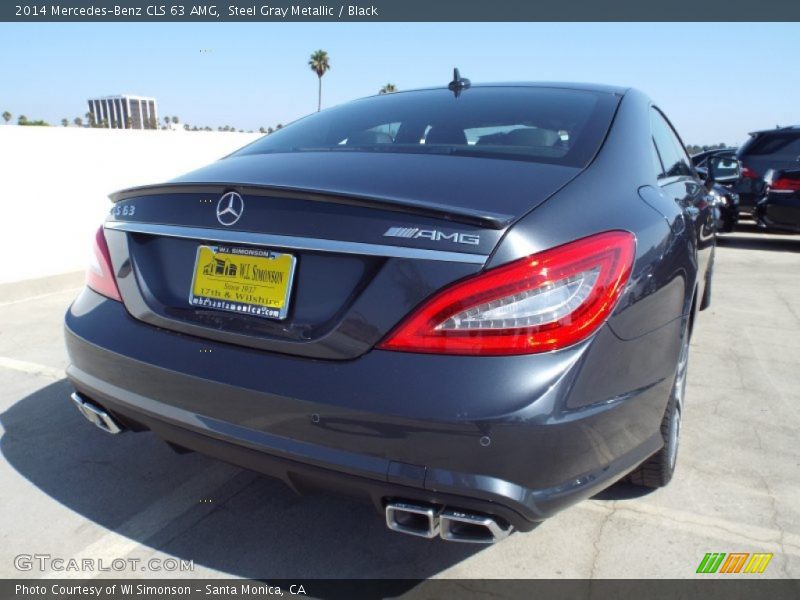 Steel Gray Metallic / Black 2014 Mercedes-Benz CLS 63 AMG