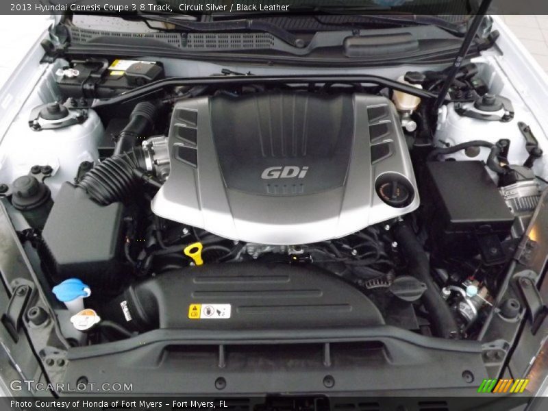 Circuit Silver / Black Leather 2013 Hyundai Genesis Coupe 3.8 Track