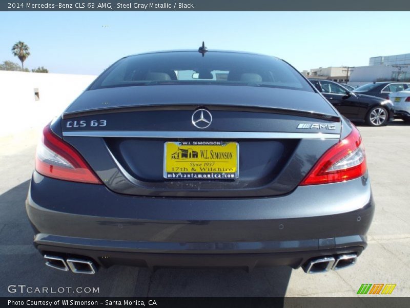 Steel Gray Metallic / Black 2014 Mercedes-Benz CLS 63 AMG