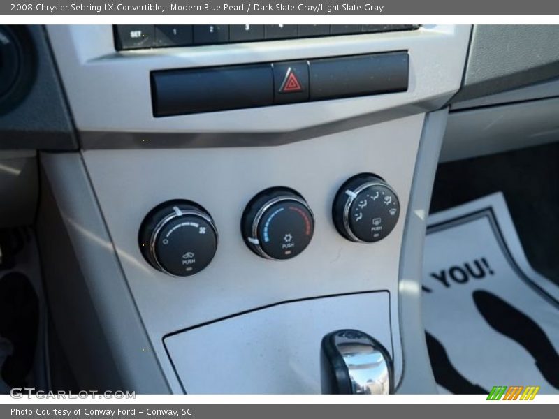 Modern Blue Pearl / Dark Slate Gray/Light Slate Gray 2008 Chrysler Sebring LX Convertible