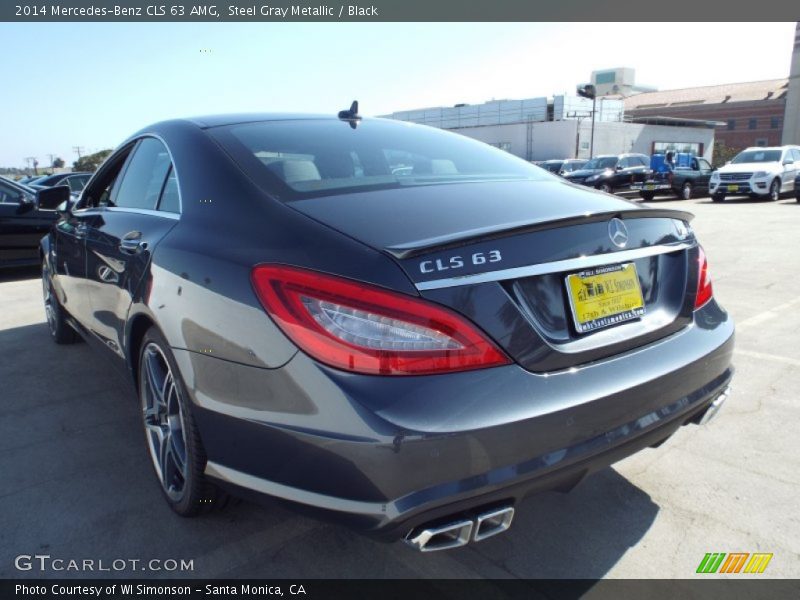 Steel Gray Metallic / Black 2014 Mercedes-Benz CLS 63 AMG