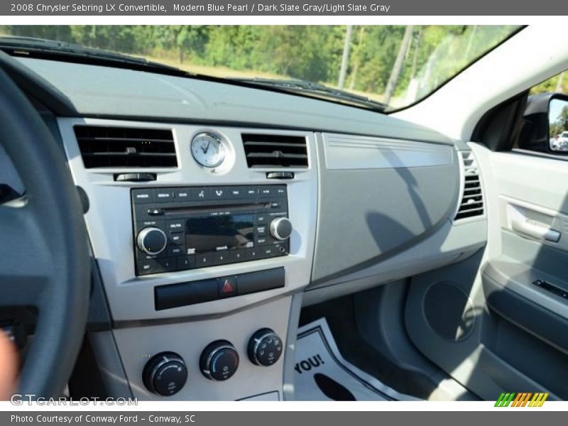 Modern Blue Pearl / Dark Slate Gray/Light Slate Gray 2008 Chrysler Sebring LX Convertible