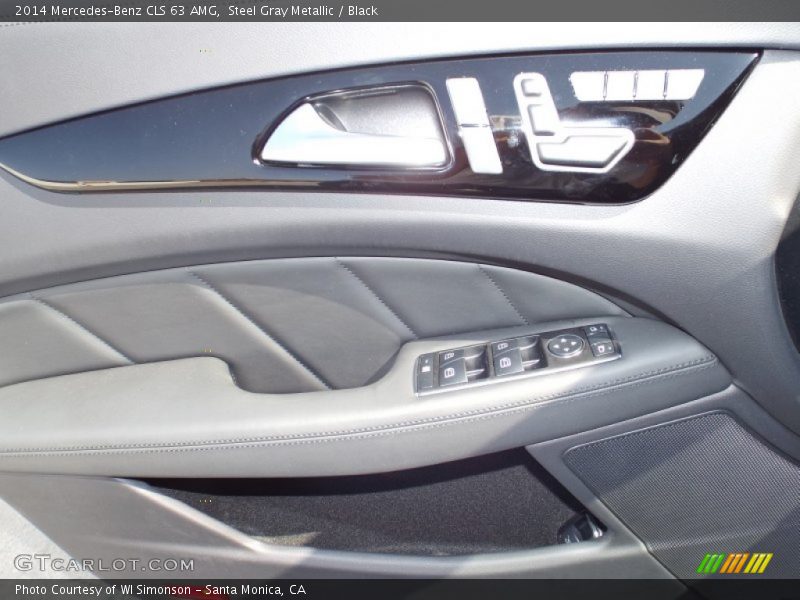 Steel Gray Metallic / Black 2014 Mercedes-Benz CLS 63 AMG