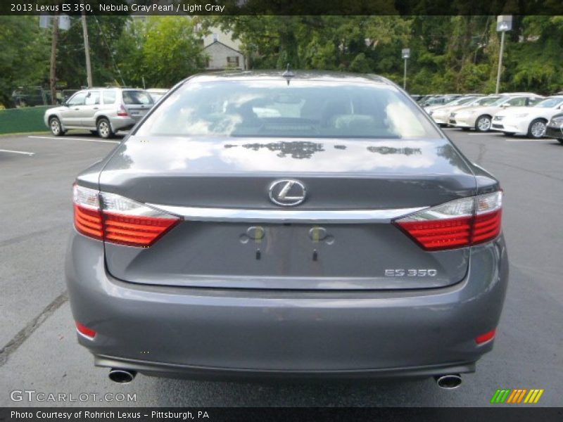 Nebula Gray Pearl / Light Gray 2013 Lexus ES 350