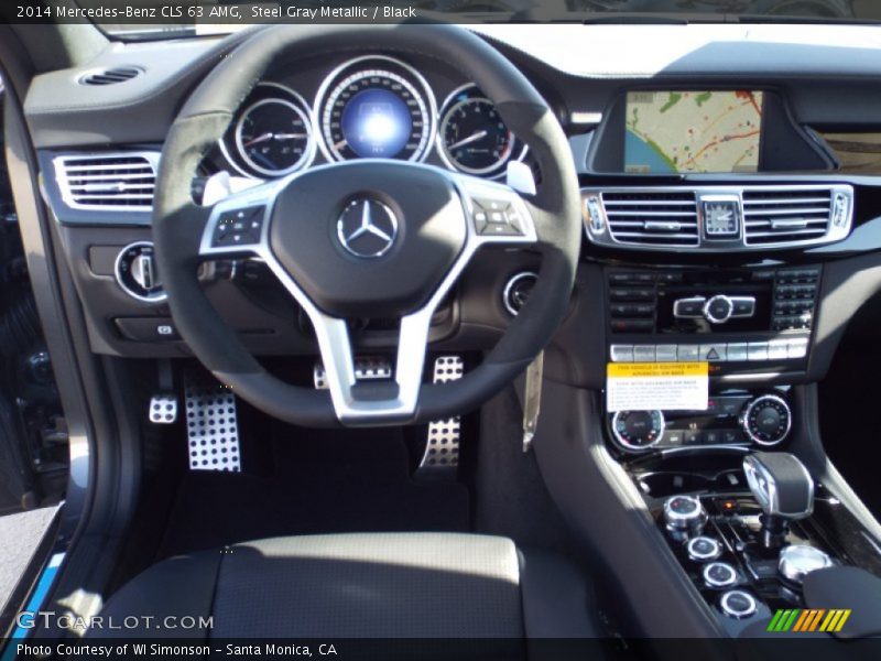 Steel Gray Metallic / Black 2014 Mercedes-Benz CLS 63 AMG