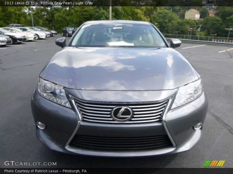 Nebula Gray Pearl / Light Gray 2013 Lexus ES 350