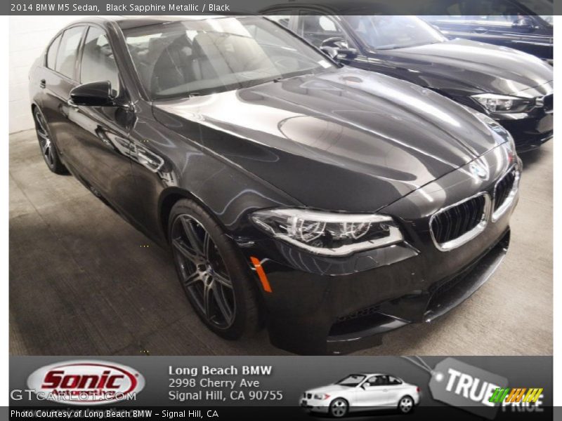 Black Sapphire Metallic / Black 2014 BMW M5 Sedan