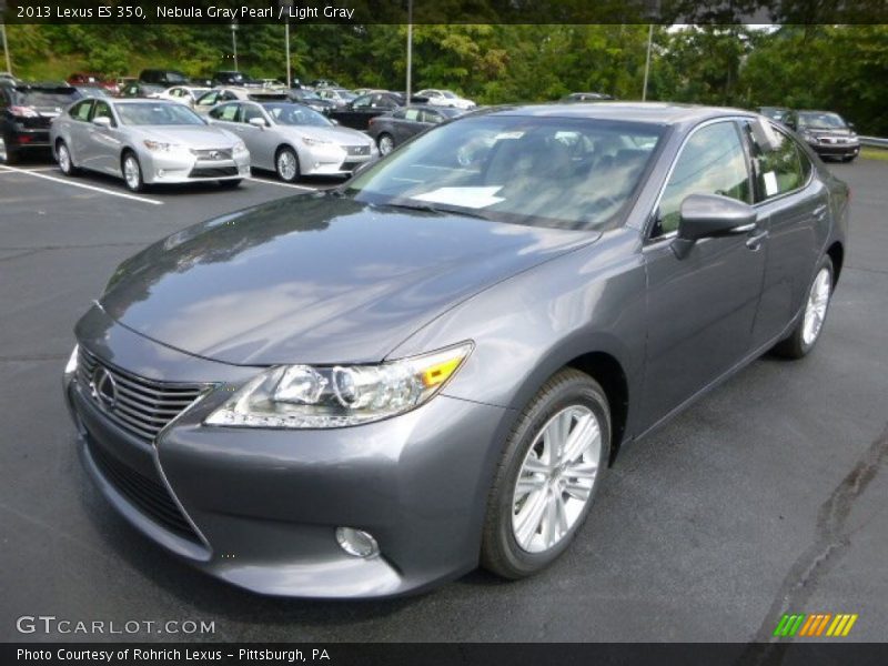 Nebula Gray Pearl / Light Gray 2013 Lexus ES 350