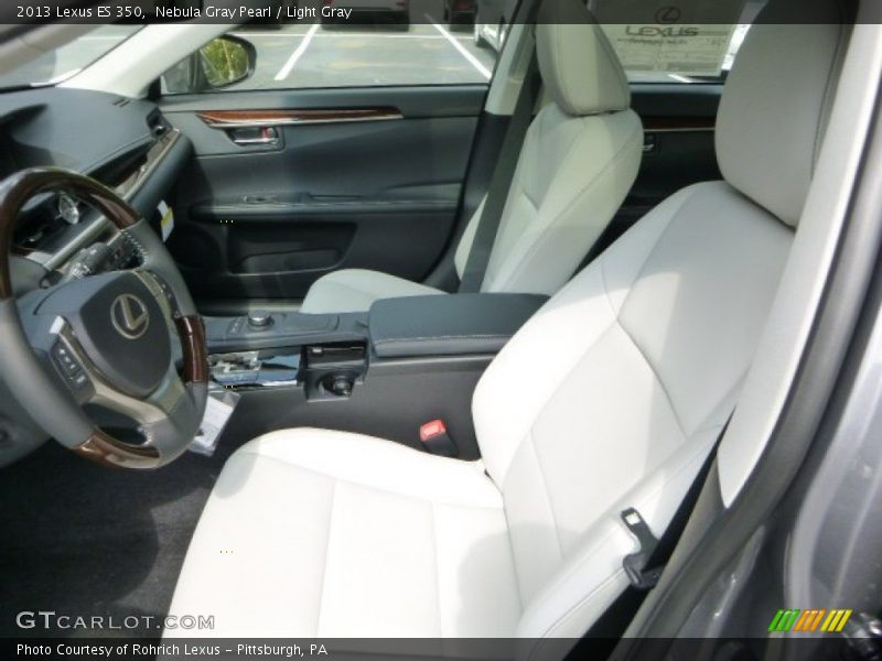 Nebula Gray Pearl / Light Gray 2013 Lexus ES 350