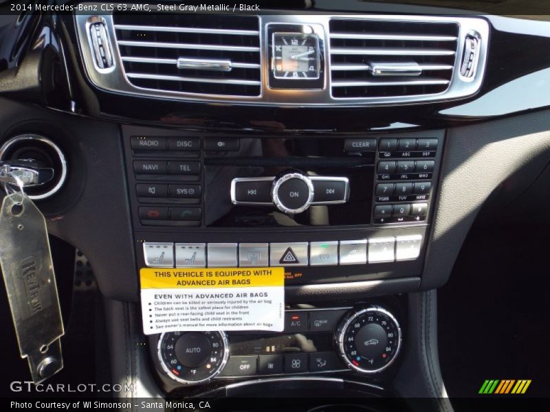 Steel Gray Metallic / Black 2014 Mercedes-Benz CLS 63 AMG