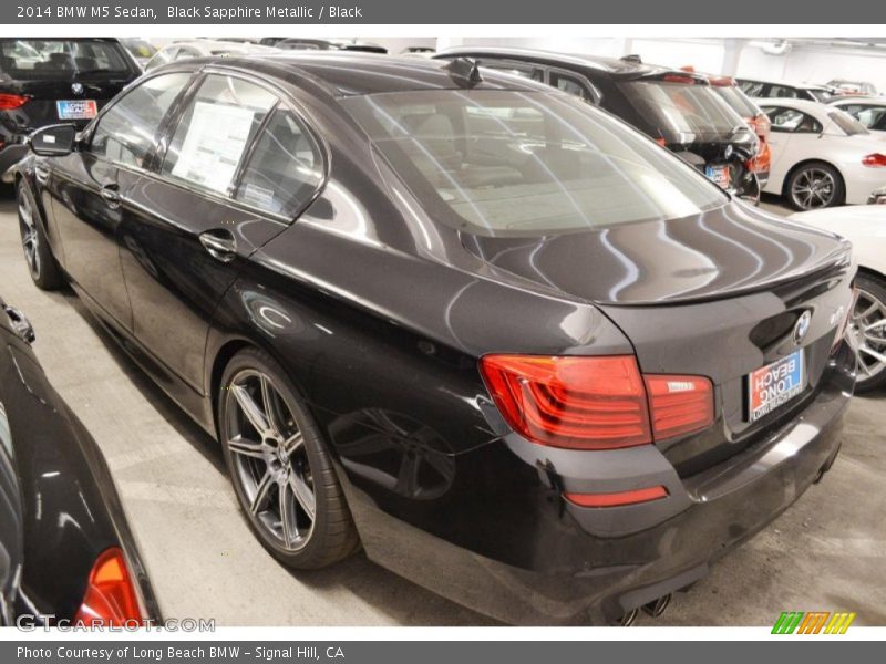 Black Sapphire Metallic / Black 2014 BMW M5 Sedan