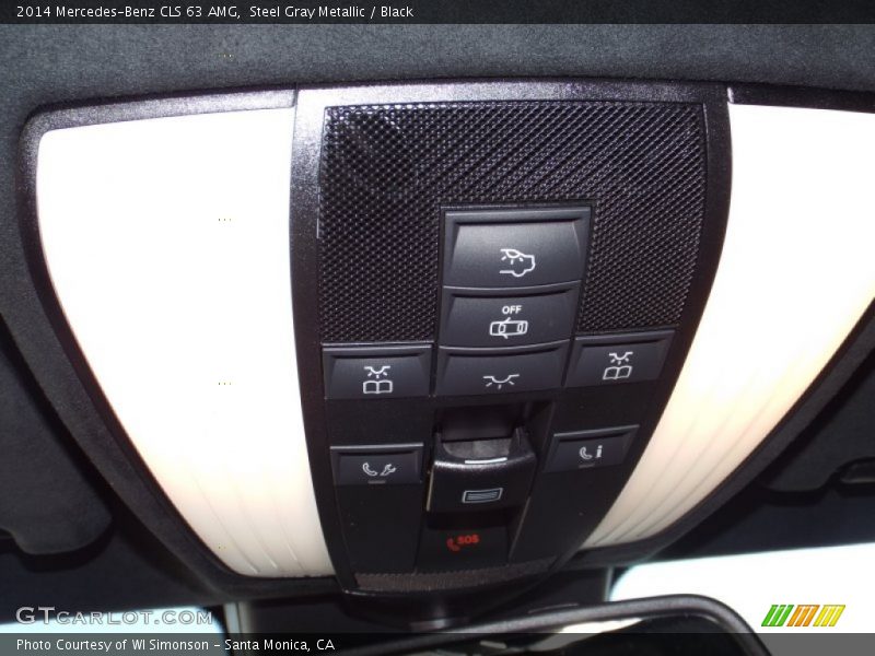 Steel Gray Metallic / Black 2014 Mercedes-Benz CLS 63 AMG