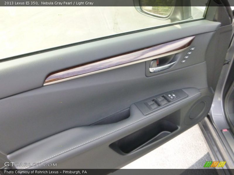Nebula Gray Pearl / Light Gray 2013 Lexus ES 350