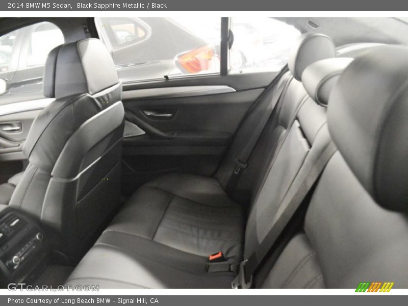 Rear Seat of 2014 M5 Sedan