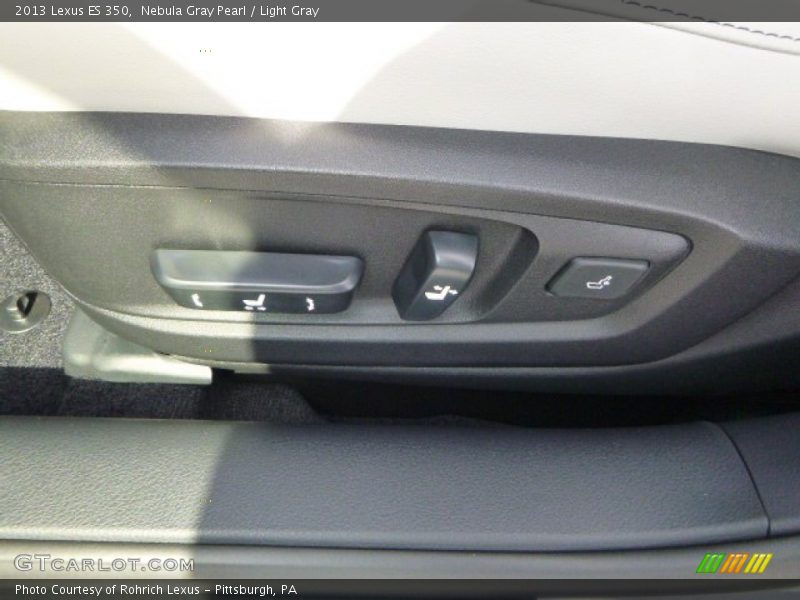 Nebula Gray Pearl / Light Gray 2013 Lexus ES 350