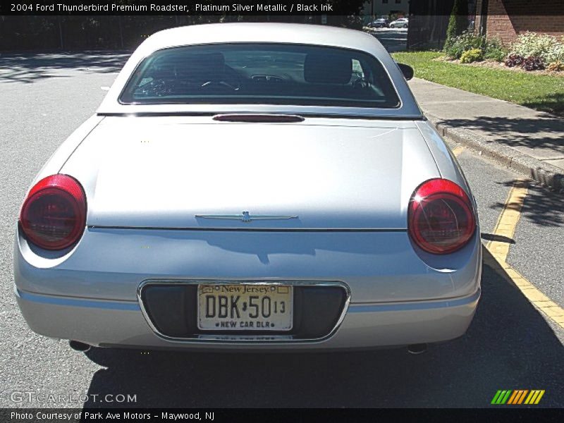 Platinum Silver Metallic / Black Ink 2004 Ford Thunderbird Premium Roadster