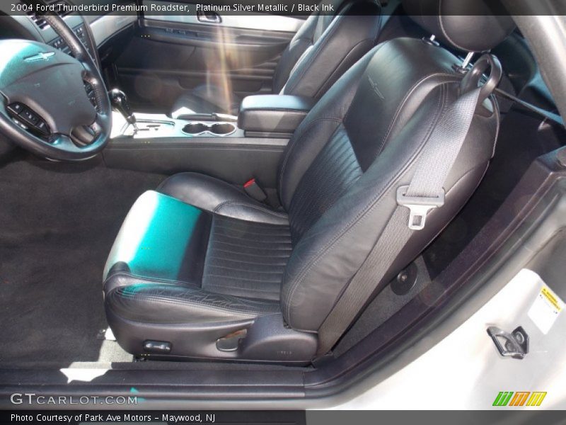 Platinum Silver Metallic / Black Ink 2004 Ford Thunderbird Premium Roadster