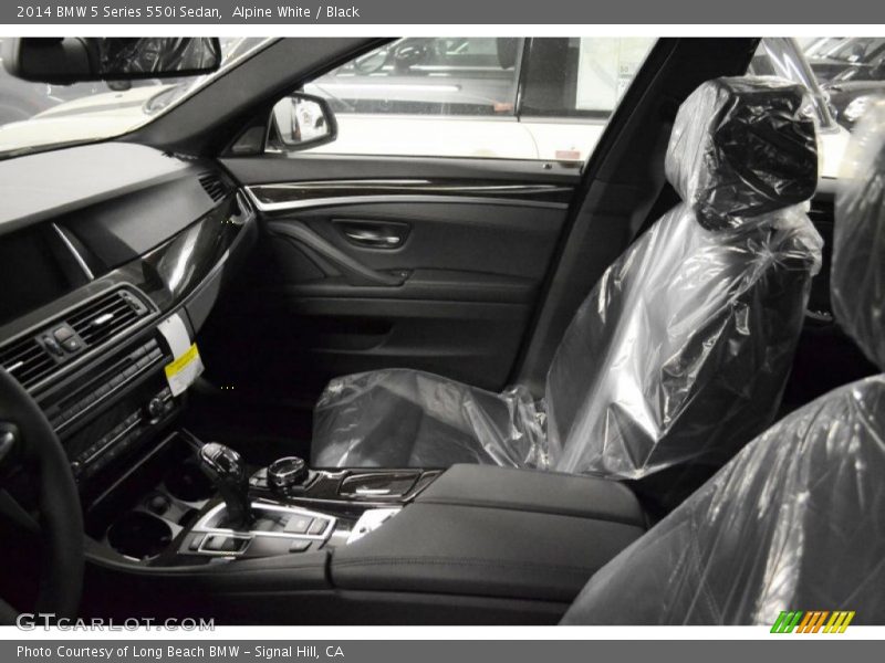 Alpine White / Black 2014 BMW 5 Series 550i Sedan