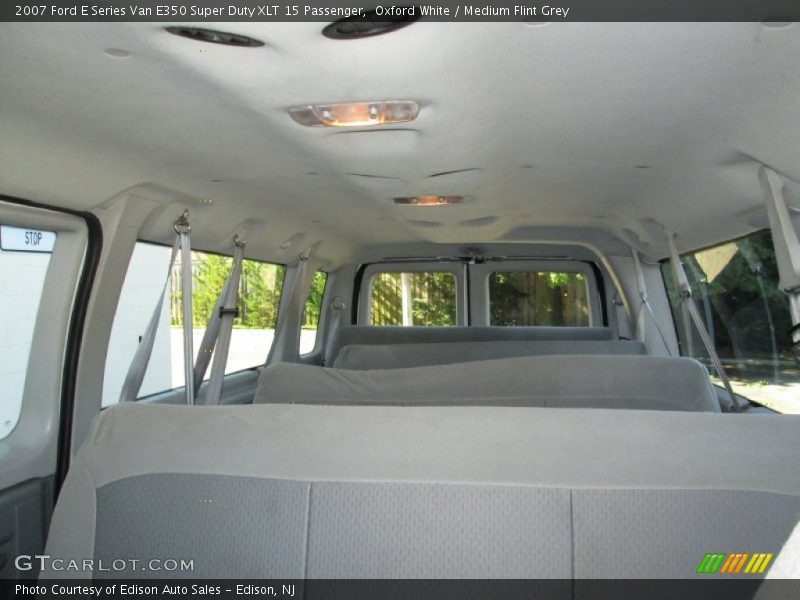 Oxford White / Medium Flint Grey 2007 Ford E Series Van E350 Super Duty XLT 15 Passenger