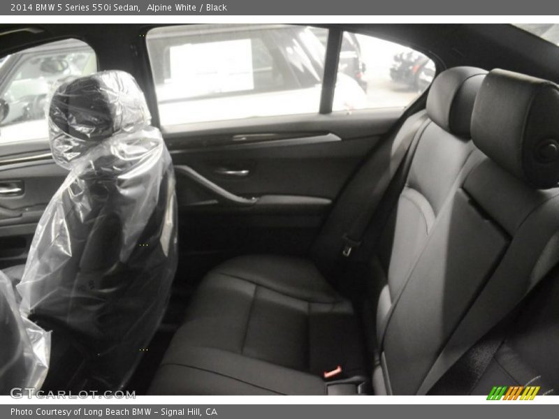 Alpine White / Black 2014 BMW 5 Series 550i Sedan