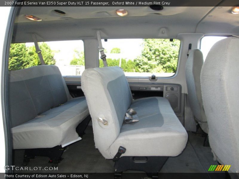 Oxford White / Medium Flint Grey 2007 Ford E Series Van E350 Super Duty XLT 15 Passenger