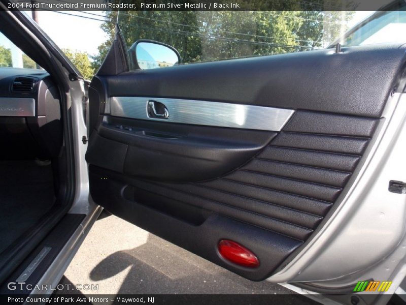 Platinum Silver Metallic / Black Ink 2004 Ford Thunderbird Premium Roadster